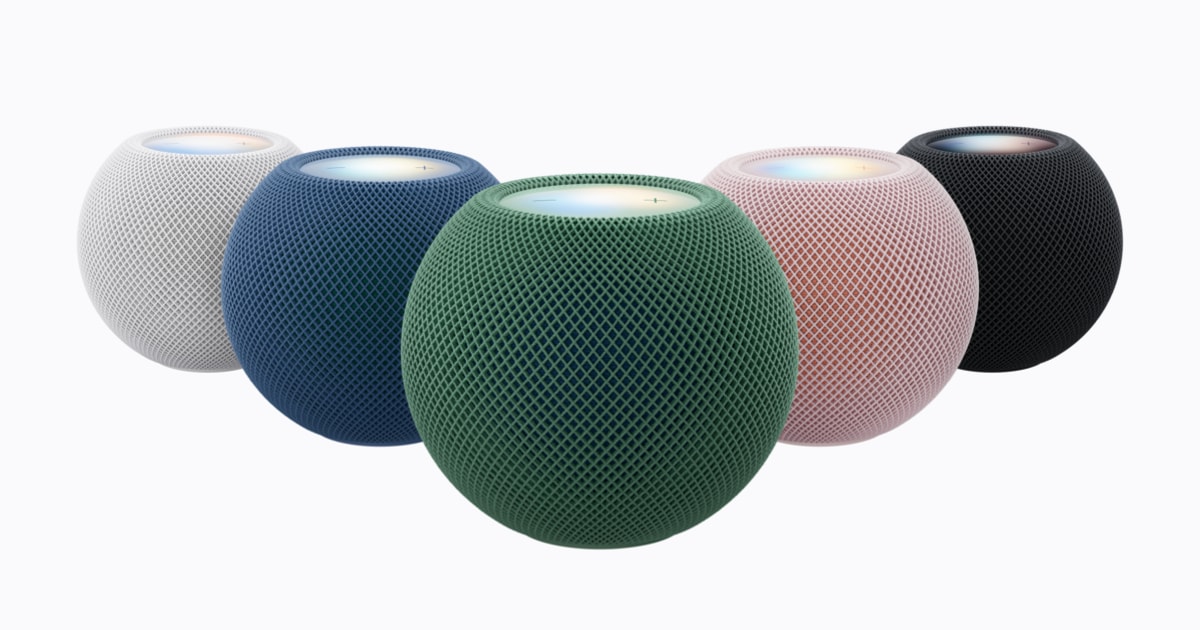HomePod mini 2 với nhiều lựa chọn màu sắc